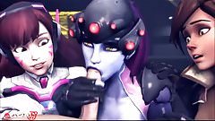 3D HD Blowjob and Deepthroat Compilation (2017)