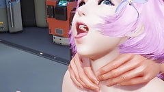 3D Hentai : Boosty Girl Hardcore Anal Sex With Ahegao Face