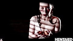 HENTAIED – Petite Redhead ejects Eggs and fucked by Aliens