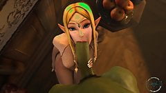 Princess Zelda Blowjob