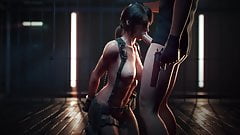 Quiet Hot  Bondage Blowjob