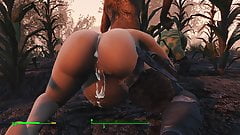 Sex with a pregnant woman and a half-zombie, half-people. PC