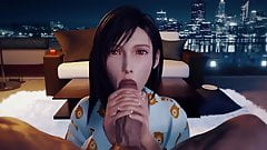Tifa Lockhart Blowjob & Facial Animation